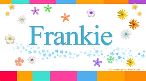 frankie英文名|Frankie: Baby Name Meaning, Origin, Popularity, More